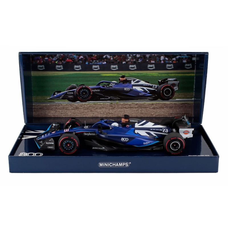 WILLIAMS – F1  FW45 TEAM WILLIAMS RACING GULF N 23 BRITISH GP 2023 ALEXANDER ALBON – BLUE BLACK