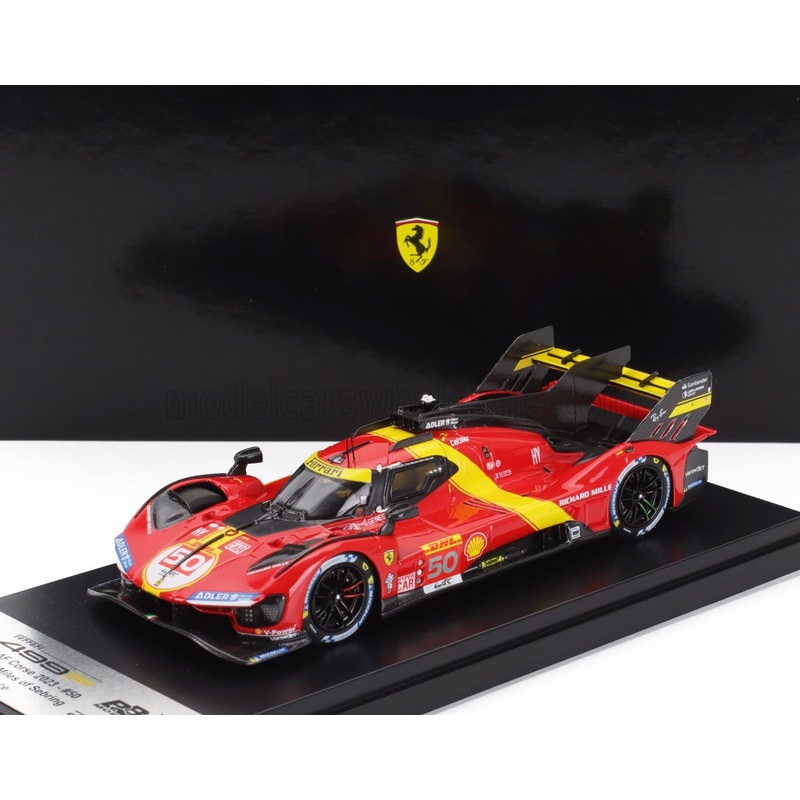 FERRARI | 499P 3.0L TURBO V6 TEAM FERRARI AF CORSE N 50 3rd 1000 miles SEBRING 2023 ANTONIO FUOCO – MIGUEL MOLINA – NICKLAS NIELSEN