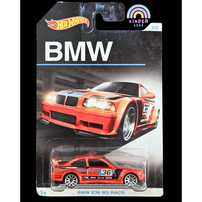 Hot Wheels BMW E36 M3 Race (2015 Imported Card)