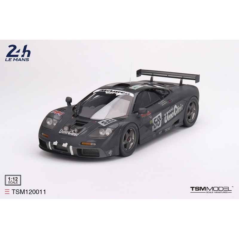 McLaren F1 GTR #59 1995 Le Mans 24Hr Winner Post-Race Weathered Raced Version  – 1:12 Scale Model – TSM