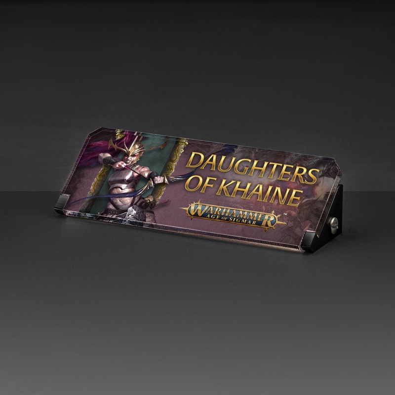 Plaque for Warhammer Age of Sigmar – Daughters of Khaine