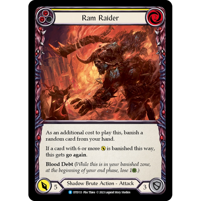 Ram Raider (Yellow) [DTD113] (Dusk Till Dawn)  Rainbow Foil