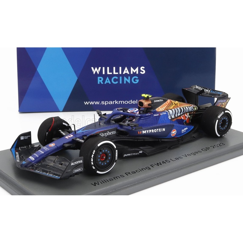 WILLIAMS | F1 FW45 TEAM WILLIAMS RACING GULF N 2 LAS VEGAS USA GP 2023 LOGAN SARGEANT