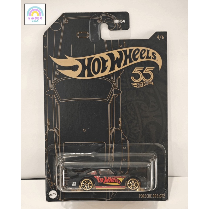 55th Anniversary Hot Wheels Porsche 993 GT2 (2023 Card)
