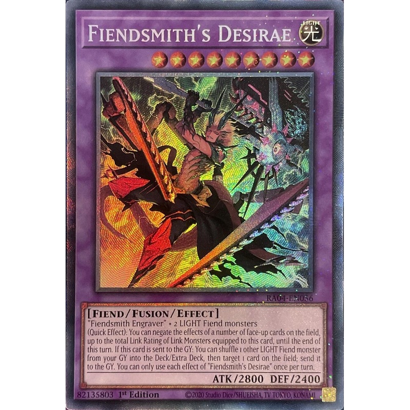 Fiendsmith’s Desirae [RA04-EN056] Prismatic Collector’s Rare