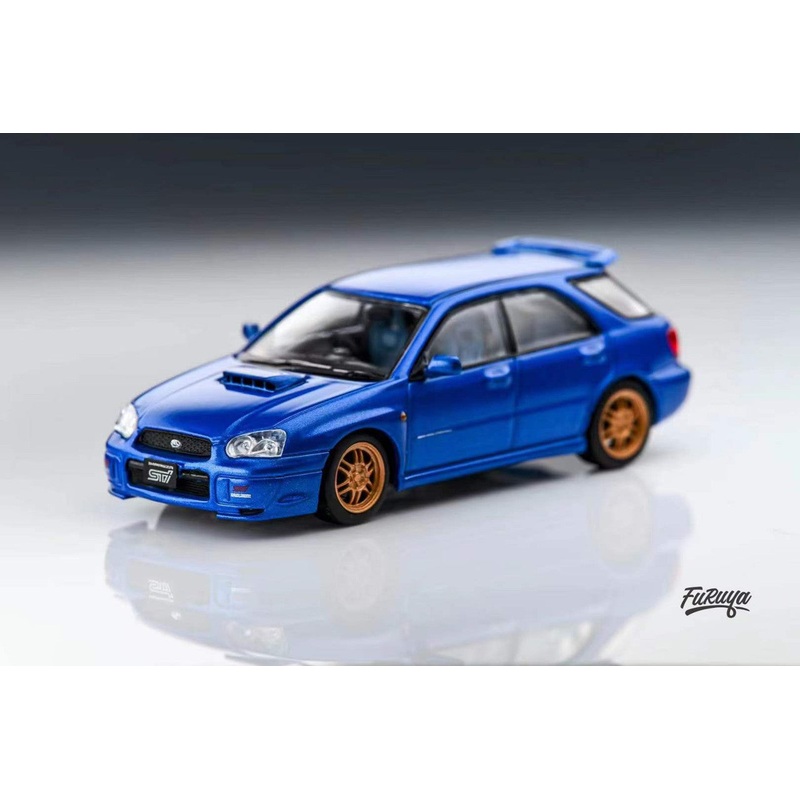 Furuya 1/64 Subaru Impreza WRX STi Wagon GG Blue