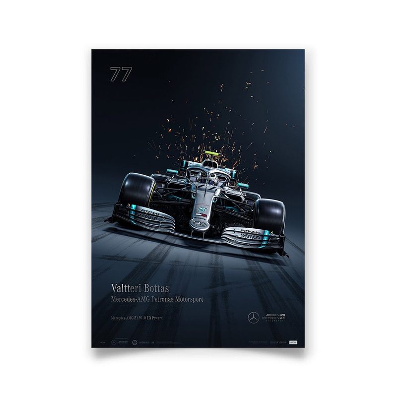 Mercedes-AMG Petronas Motorsport – 2019 Valtteri Bottas – Collector’s Edition Print