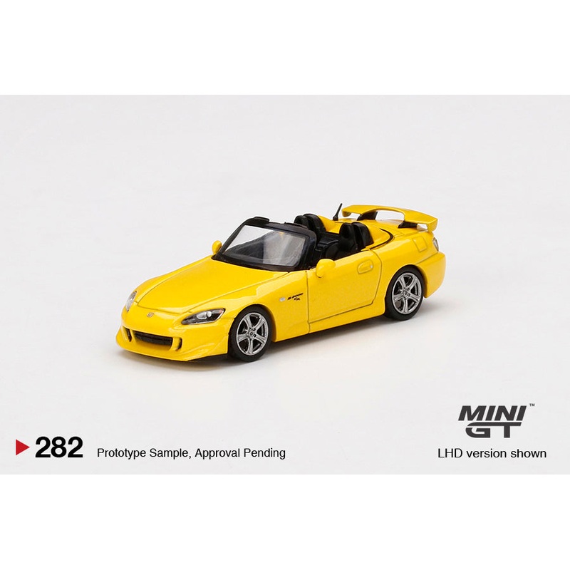 Mini GT #282 1/64 Honda S2000 Type S CR Rio Yellow Pearl / New Indy