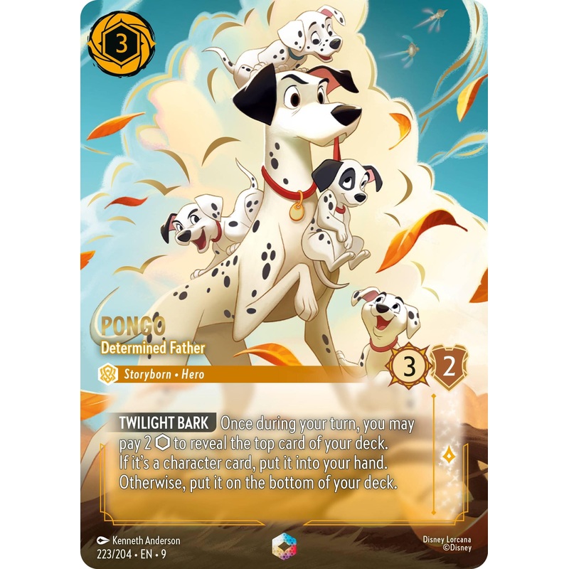 Pongo – Determined Father (Enchanted) (223/204) [Fabled]