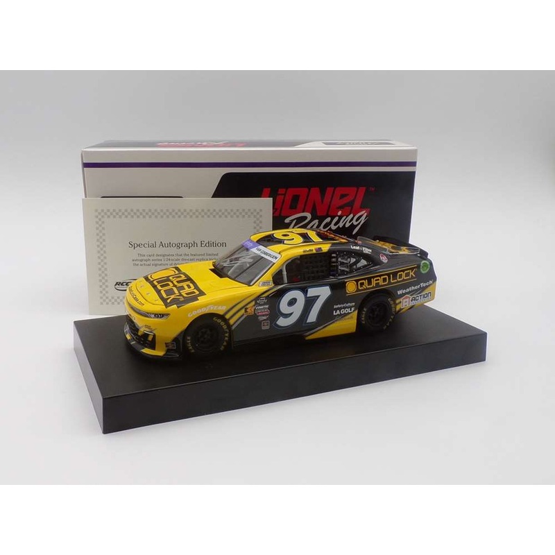 SHANE VAN GISBERGEN 2024 AUTOGRAPHED QUAD LOCK THROWBACK 1:24 ARC DIECAST