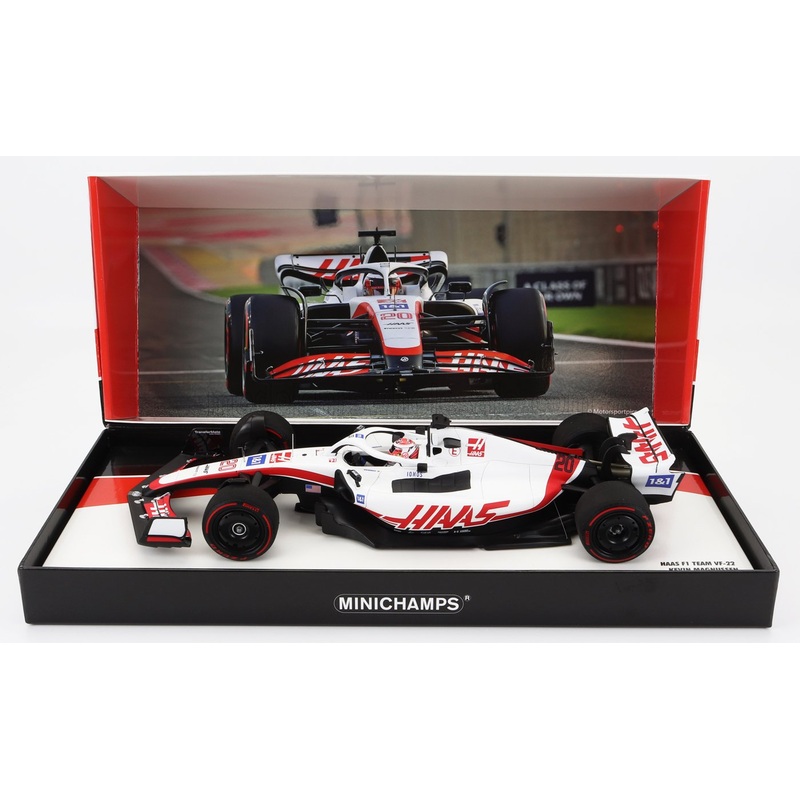 HAAS – F1  VF-22 TEAM HAAS N 20 5th BAHRAIN GP 2022 KEVIN MAGNUSSEN – WHITE BLACK RED