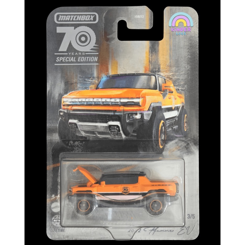 Matchbox Moving Parts – 2022 Hummer EV – 70 Years Edition (Imported)