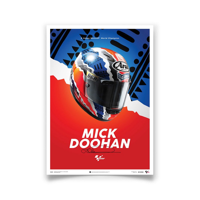 Mick Doohan – Helmet 1999 Print