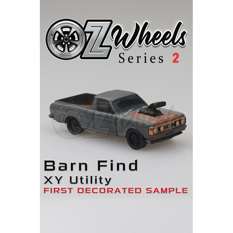 OZ WHEELS – XY UTE FALCON GT – SLAMMED EDITION – 1:64 SCALE DIECAST MODEL – BARN FINDS – DDA