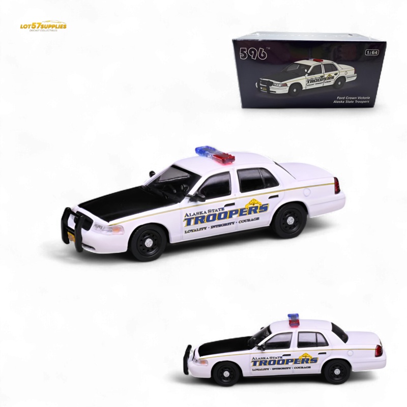 (Pre-Order) 596 Ford Crown Victoria – Alaska State Troopers 1:64