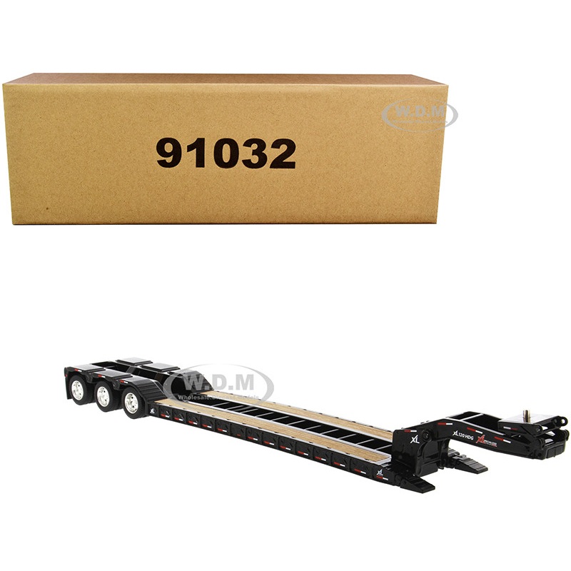 XL 120 Low-Profile HDG Trailer with 2 Boosters Transport Series 1/50 Diecast Model by Diecast Masters