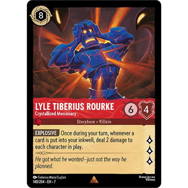 Lyle Tiberius Rourke – Crystallized Mercenary (140/204) [Archazia’s Island]
