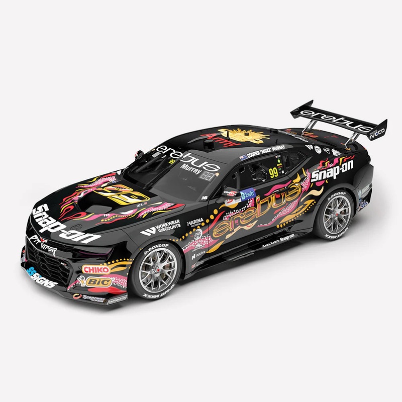 *PRE-ORDER* Cooper Murray – Erebus Motorsport #99 Chevrolet Camaro ZL1 – 2025 Darwin Triple Crown Indigenous Round – 1:18 Scale Diecast Model – Authentic Collectables