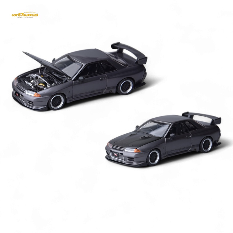 (Pre-Order) Focal Horizon Skyline GT-R R32 Top Secret Modified VR32 – Grey 1:64