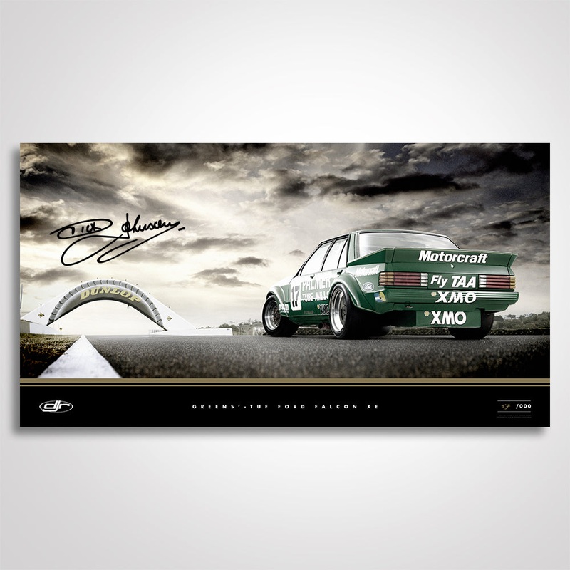 Dick Johnson Racing – Greens’-Tuf Ford Falcon XE Signed Limited Edition Archive Print 2/5