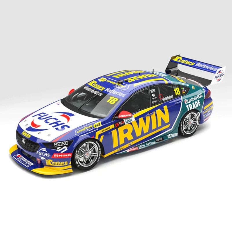 Mark Winterbottom – IRWIN Racing #18 Holden ZB Commodore – 2022 Repco Supercars Championship Season – 1:18 Scale Model – AUTHENTIC COLLECTABLES
