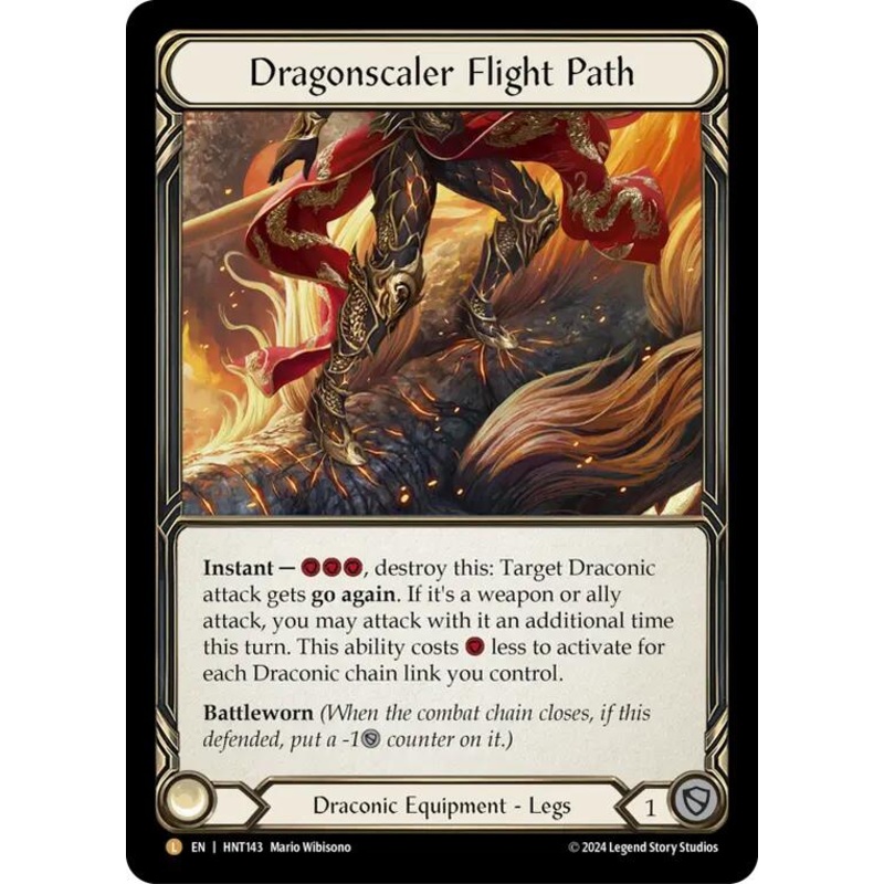 Dragonscaler Flight Path [HNT143] (The Hunted)  Cold Foil