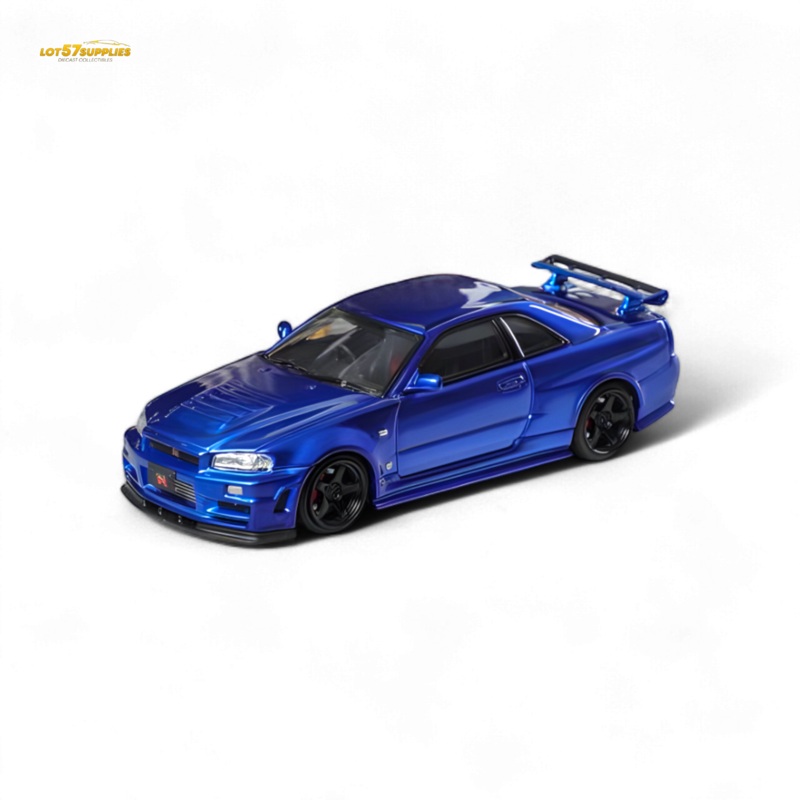 (Pre-Order) Fuji Skyline R34 GT-R Nismo Z-Tune – Bayside Blue 1:64
