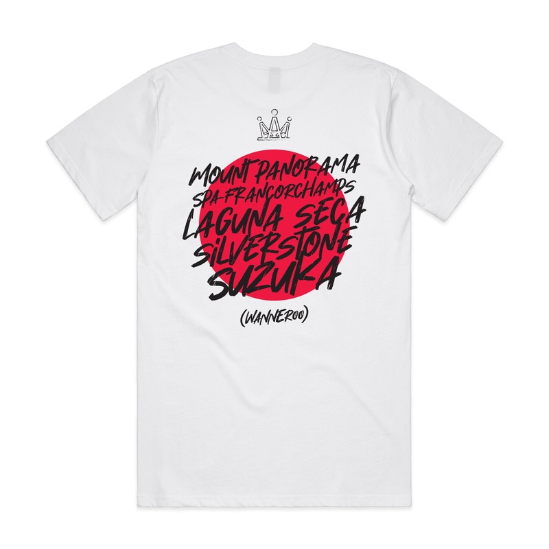 Track Walk World Tour Tee|White|Black|S|M|L|XL|2XL