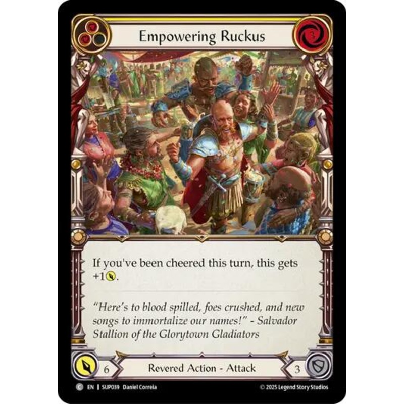 Empowering Ruckus [SUP039] (Super Slam)  Rainbow Foil