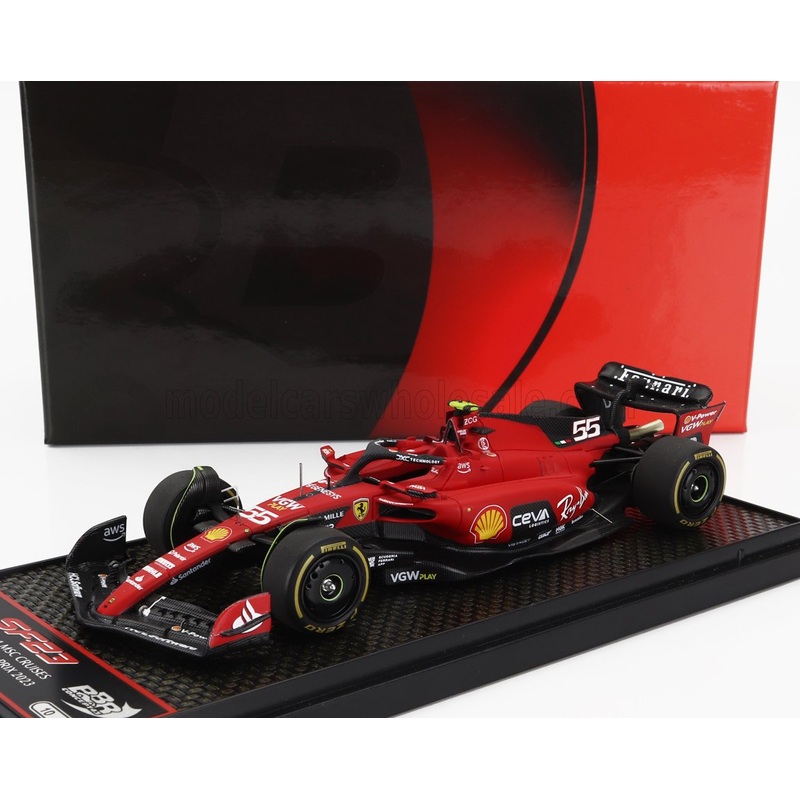 FERRARI | F1  SF-23 TEAM SCUDERIA FERRARI N 55 BELGIUM GP 2023 CARLOS SAINZ