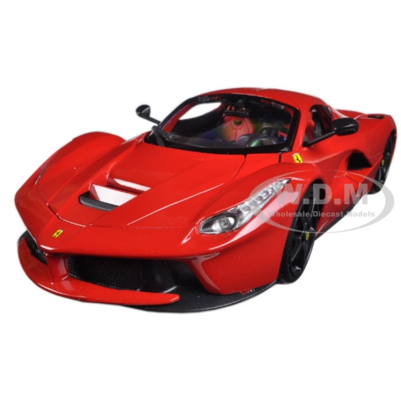 Ferrari LaFerrari F70 Red with Black Wheels 1/18 Diecast Model Car by Bburago