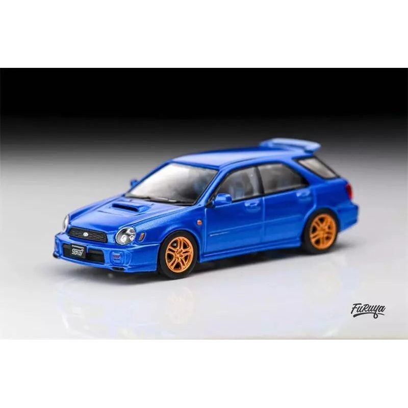 Furuya 1/64 Subaru Impreza WRX STi Wagon (Mk2 GD Bugeye) Blue