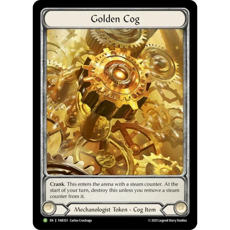 Golden Cog (FAB353) [FAB353] (Promo)  Cold Foil