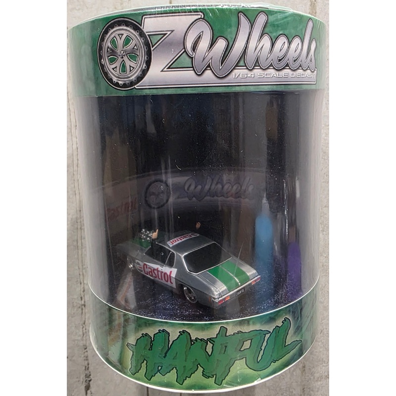 OZ WHEELS – HANDFUL – CASTROL BLOWN HOLDEN HQ MONARO COUPE – SUMMERNATS EDITION – RAW CHASE EDITION- 1:64 SCALE DIECAST MODEL – SERIES 2- DDA
