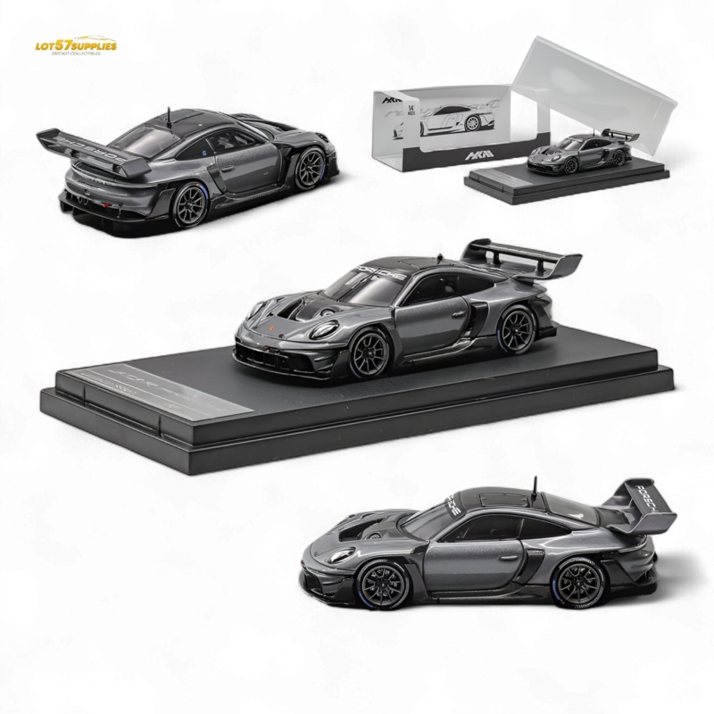(Pre-Order) HKM 911 GT3 R Rennsport – Grey 1:64