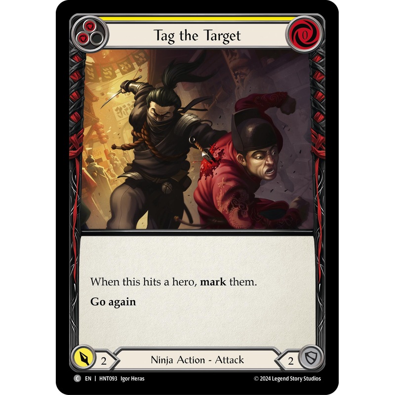 Tag the Target (Yellow) [HNT093] (The Hunted)