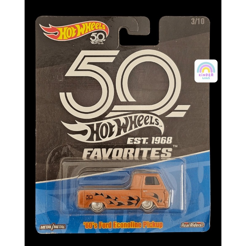 50th Anniversary Premium Hot Wheels 1960 Ford Econoline Pickup