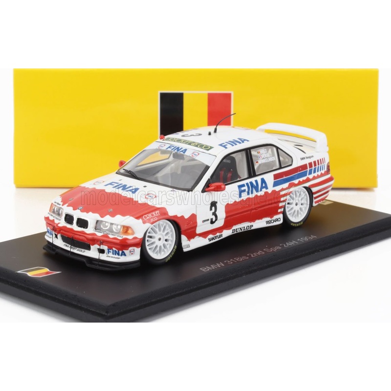 BMW | 3-SERIES 318iS TEAM BMW FINA BASTOS N 3 2nd 24h SPA 1994 JOACHIM WINKELHOCK – MARC DUEZ – ALAIN FERTE
