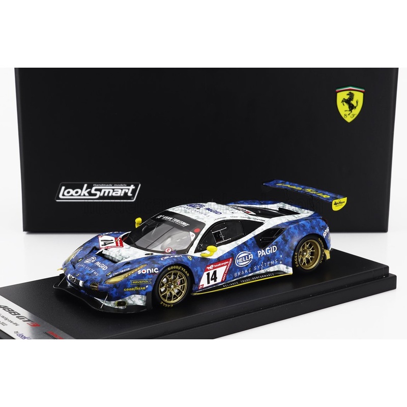 FERRARI | 488 GT3 EVO 3.9L TURBO V8 HELLA PAGID RACING ONE GMBH TEAM N 14 24h NURBURGRING 2022 JEROEN BLEEKEMOLEN – CHRISTIAN KOHLHAAS – NICK FOSTER – JULES SZYMKOWIAK
