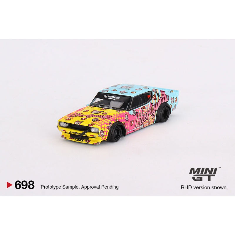 MINI GT #698 1/64 Nissan Skyline Kenmeri Liberty Walk LBWK KUMA ( RHD ) * 2ND RELEASED VERSION *