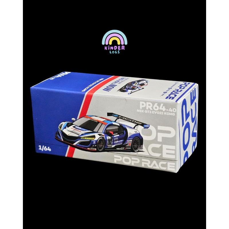 Pop Race Acura NSX GT3 EVO22 KCMG (PR64-40) – Sealed Box