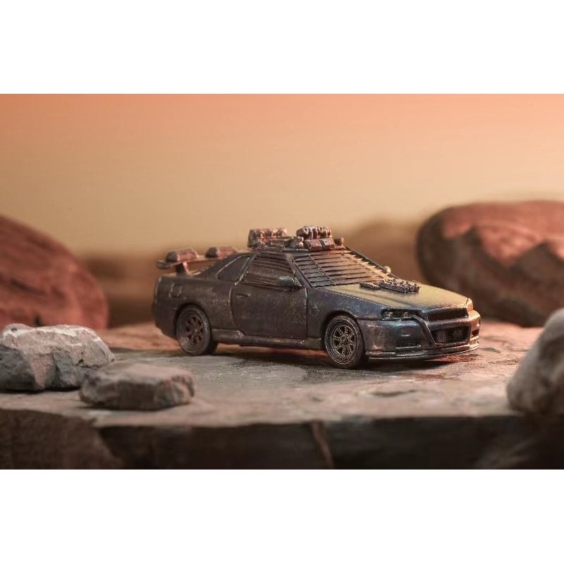 STANCE HUNTERS 1/64 NISSAN GT-R R34 MAD MAX EDITION