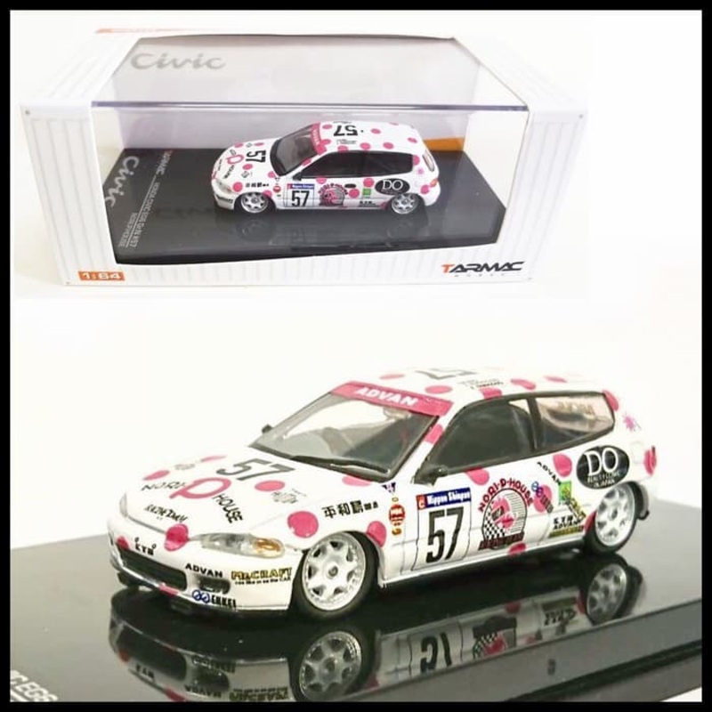 Tarmac Works 1/64 Honda CIVIC EG6 Gr.N #57 NORI-P HOUSE Noriko Sakai