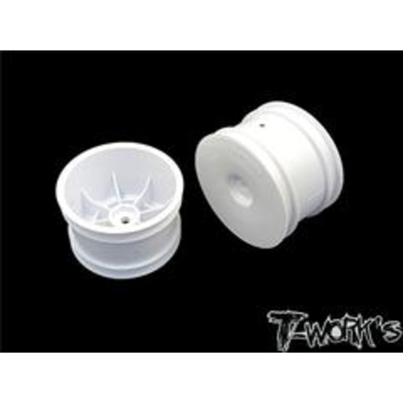 1/10th Rear Wheel – White 2.2 12mm Hex