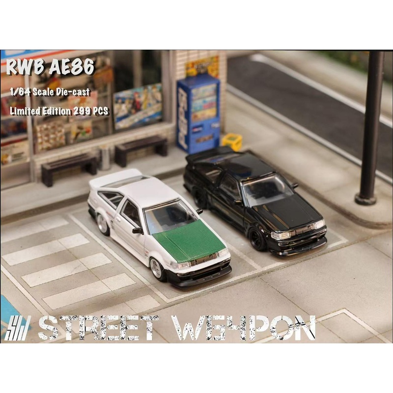 STREET WARRIOR SW 1/64 RWB Wide-Body AE86 LEVIN
