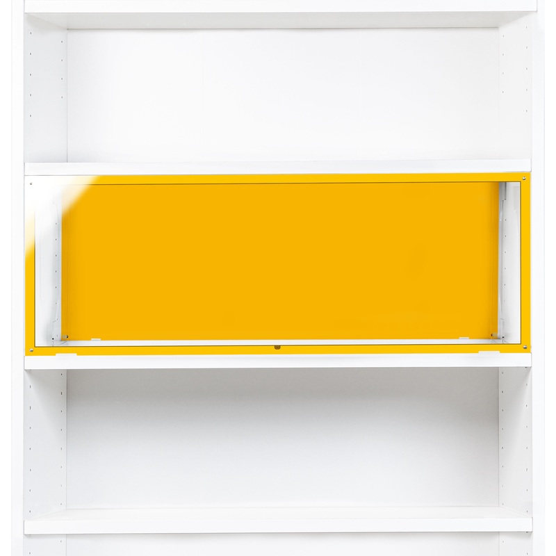 Window Display Solution for IKEA BILLY Bookcase (80cm Wide) – Yellow