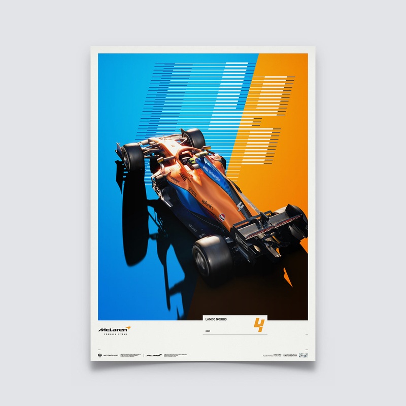 McLaren Formula 1 Team – Lando Norris – 2021 Limited Edition Print