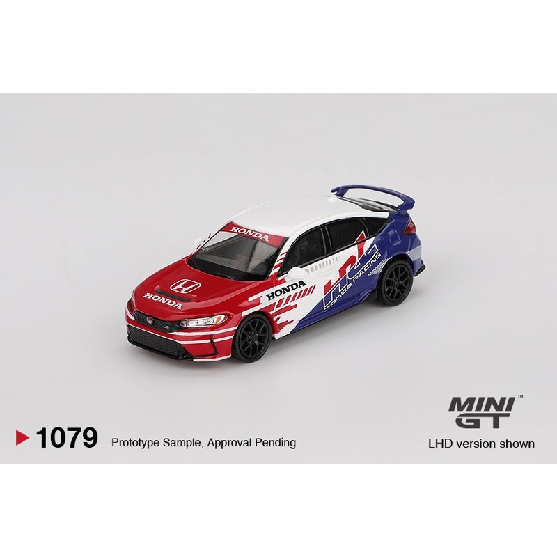 * PRE ORDER * MINI GT #1079 1/64 Honda Civic TYPE R 2024 Pace Car HRC ( LHD )