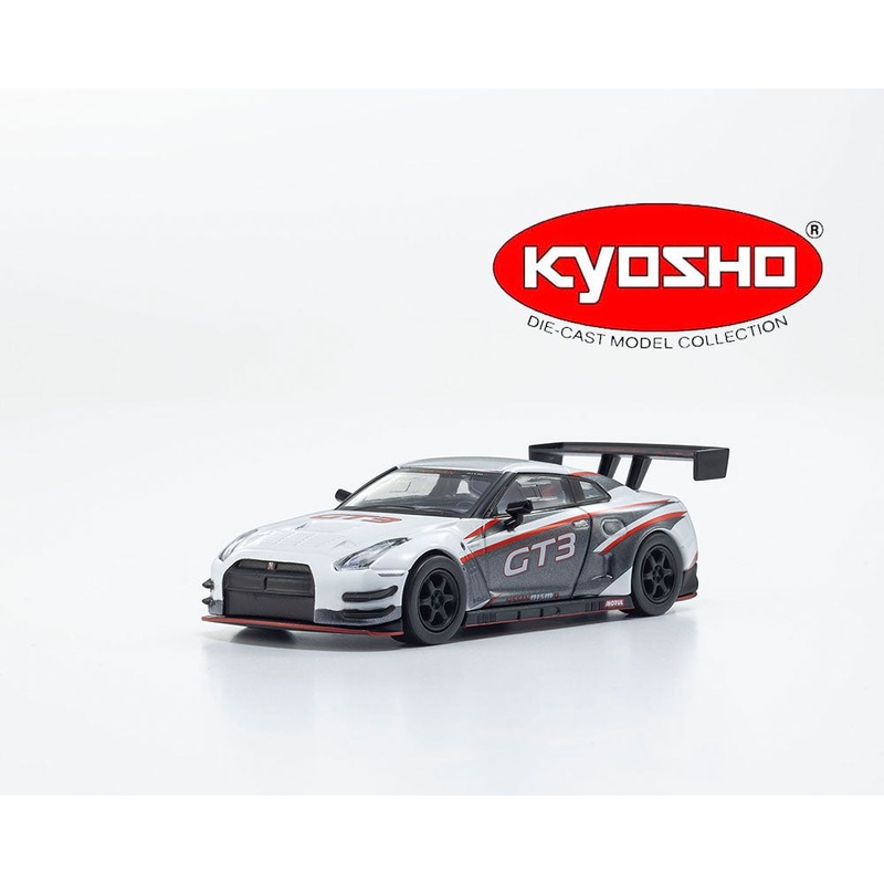 *PREORDER* Kyosho 1:64 Nissan GT-R Nismo GT-3 Presentation with MOTN LED Base Compatible in White