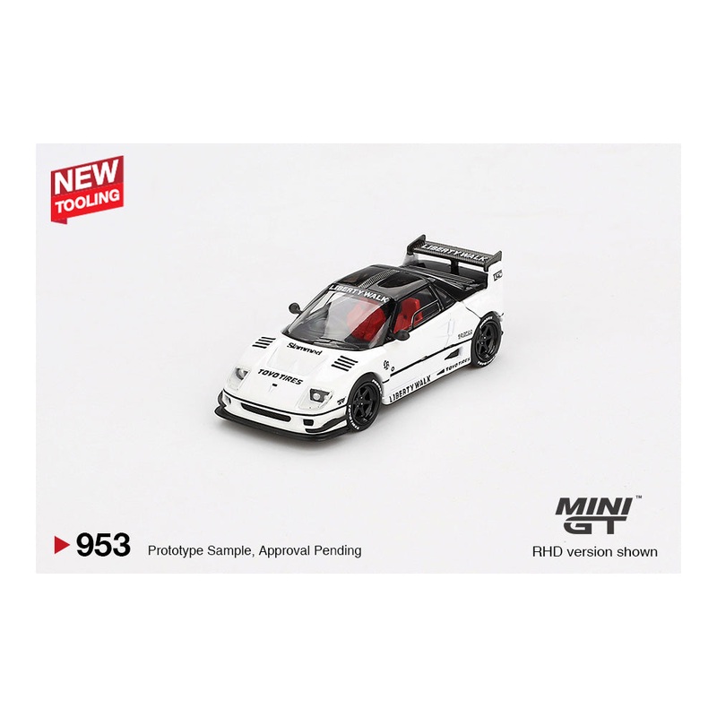 *PREORDER* MINI GT 1:64 Mazda AZ-1 Liberty Walk LB40 in White 2024 Tokyo Auto Salon Edition